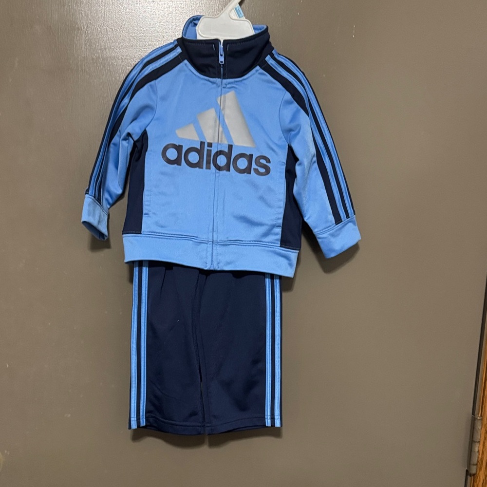 adidas Kids Matching Set in Blue and Black